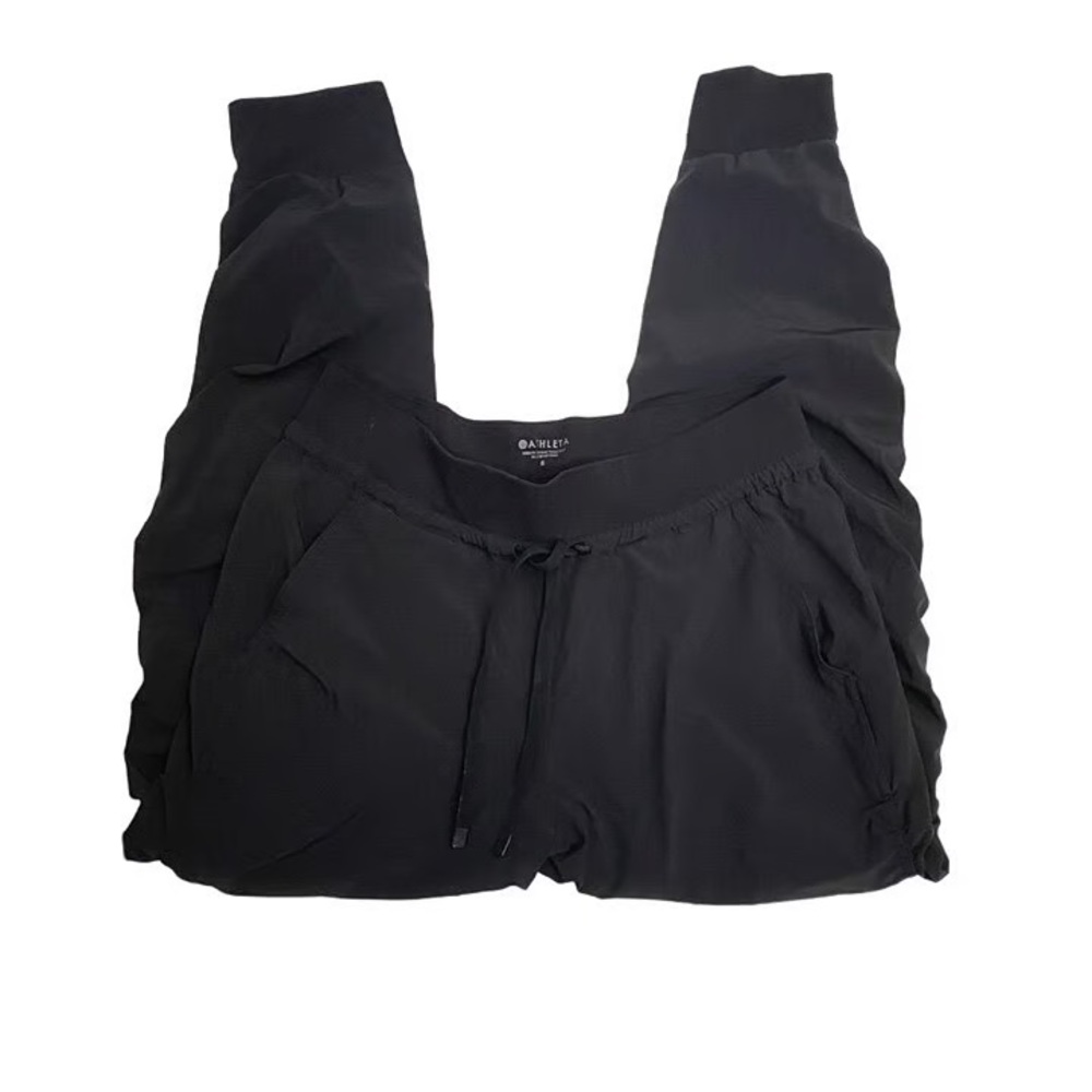ATHLETA - Black Rouched Altitudr Joggers